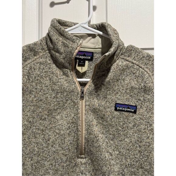 Patagonia Women's Birch White Better Sweater® 1/4-Zip Fleece Medium - Picture 4 of 13